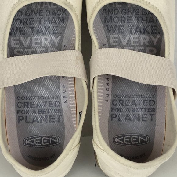 Keen Women's Cream and Brown Flats - Picture 10 of 11
